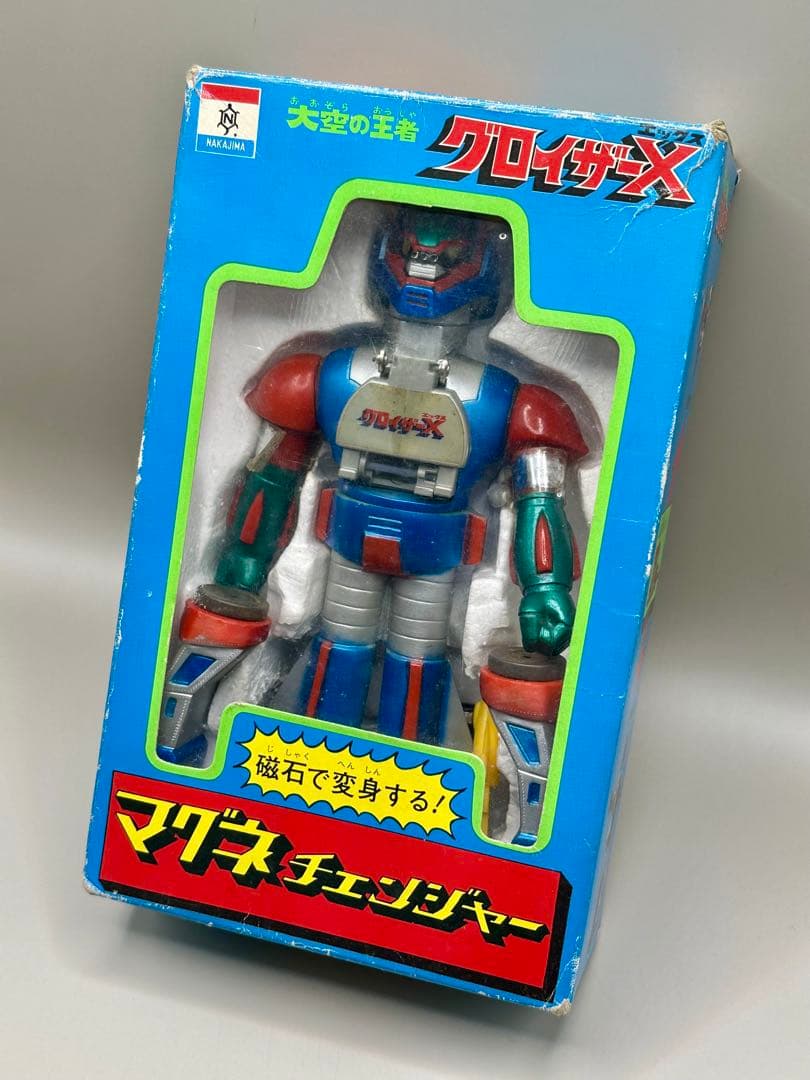 マグネチェンジャー グロイザーX フィギュア　中嶋製作所　超合金　ソフビ