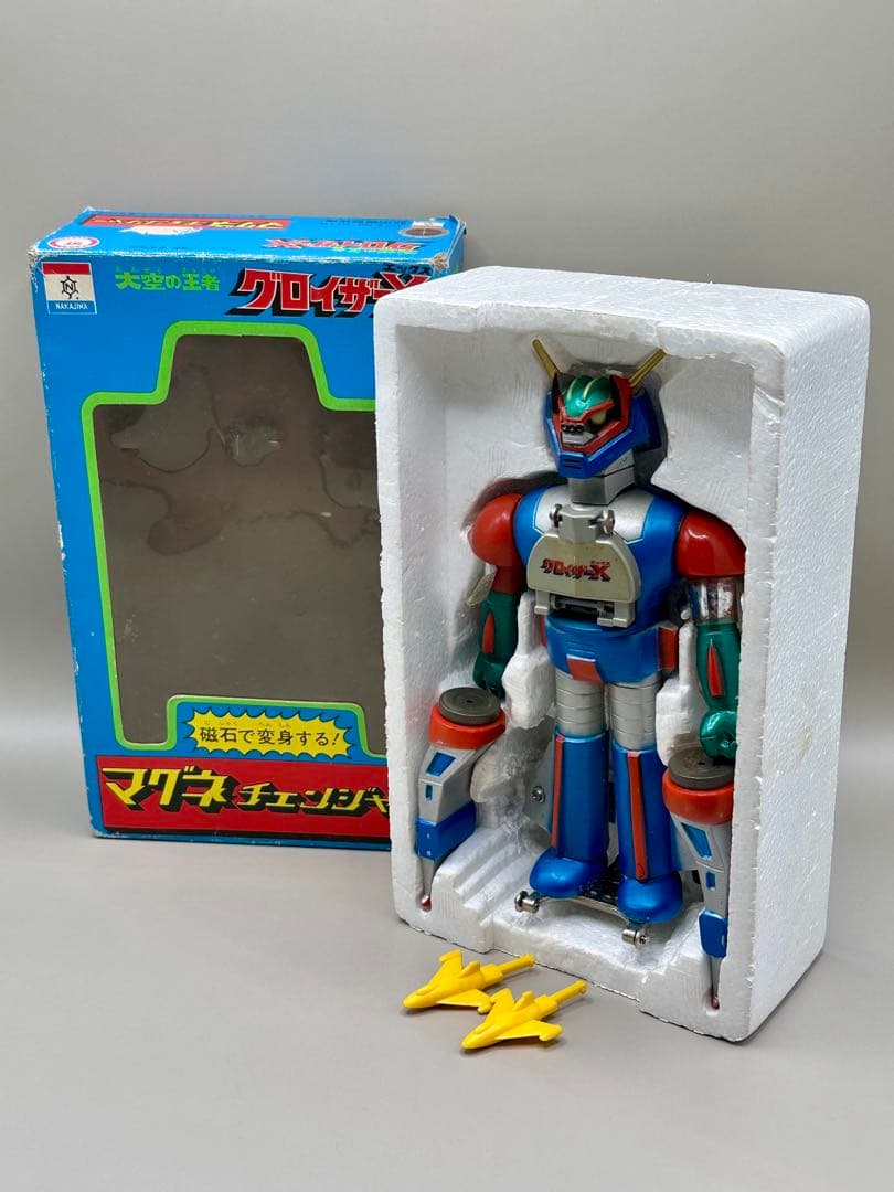 マグネチェンジャー グロイザーX フィギュア　中嶋製作所　超合金　ソフビ