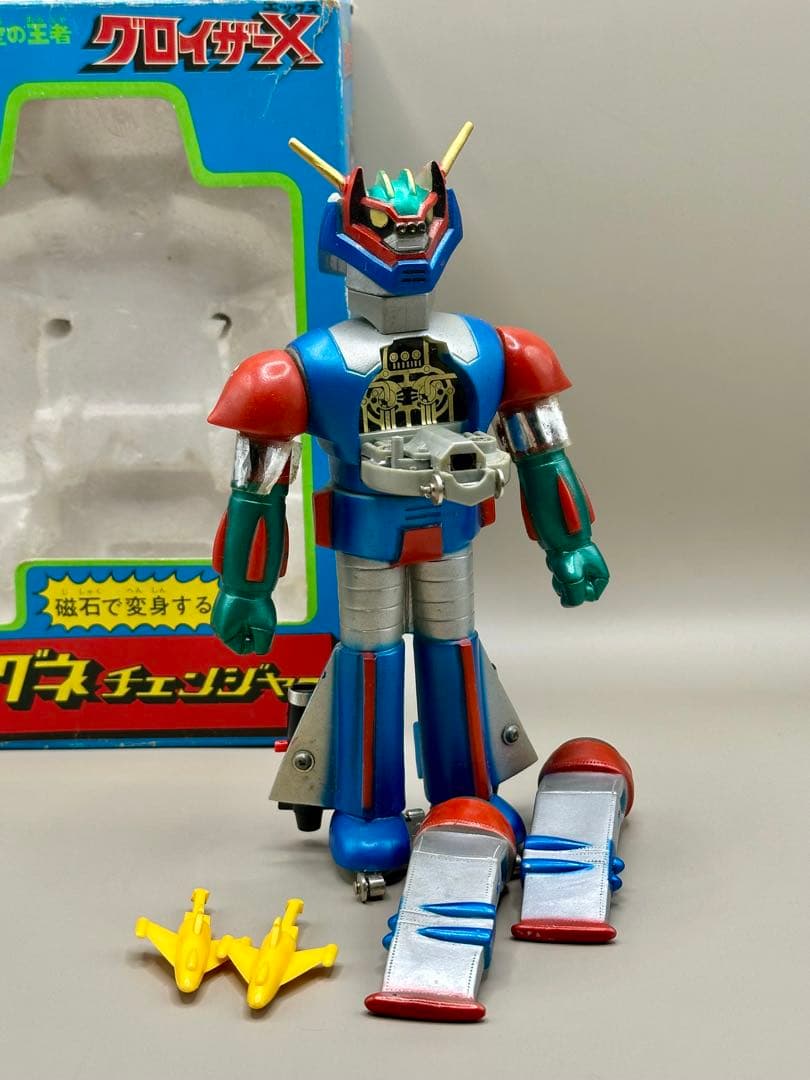 マグネチェンジャー グロイザーX フィギュア　中嶋製作所　超合金　ソフビ