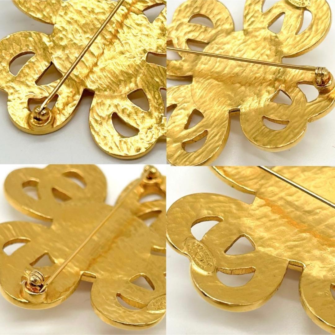 CHANEL シャネル　ブローチ　ココマーク ゴールド カラーストーン 97P