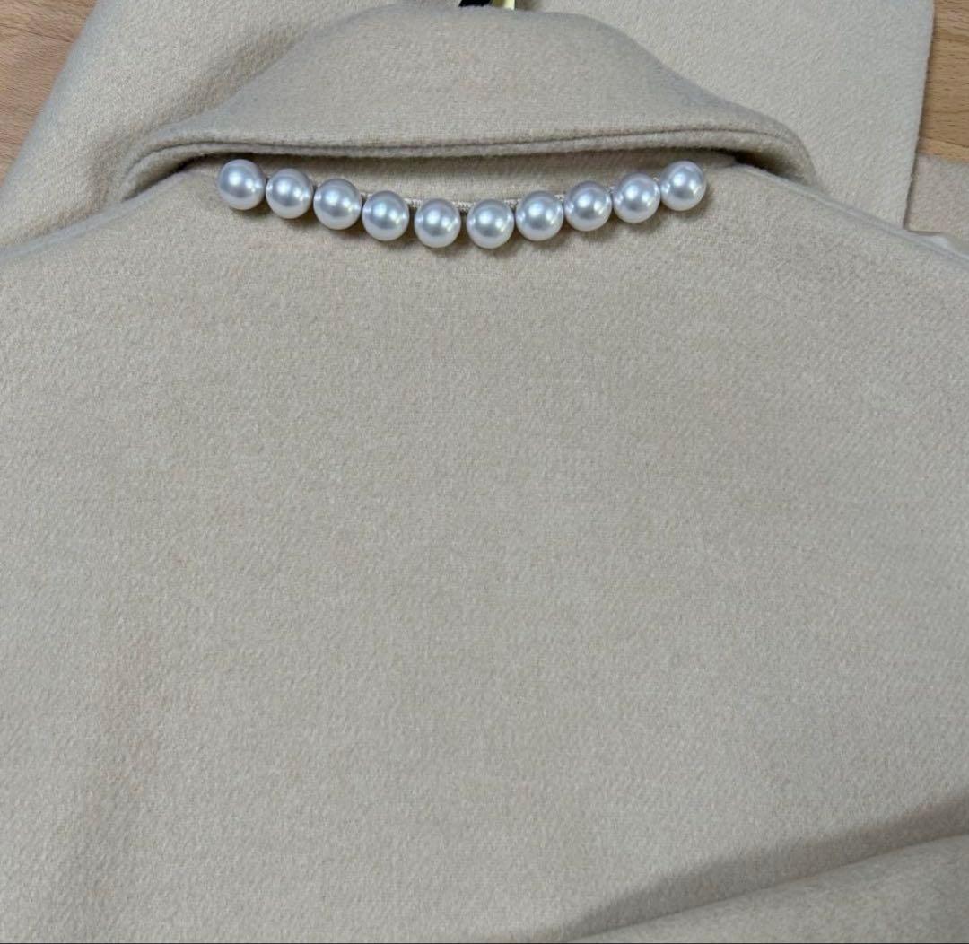 ヨーコチャン　YOKO CHAN バックパール　コート　ウール