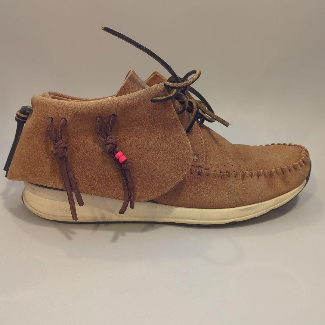 visvim ブラウン スエード モカシン靴 ブラウン US9