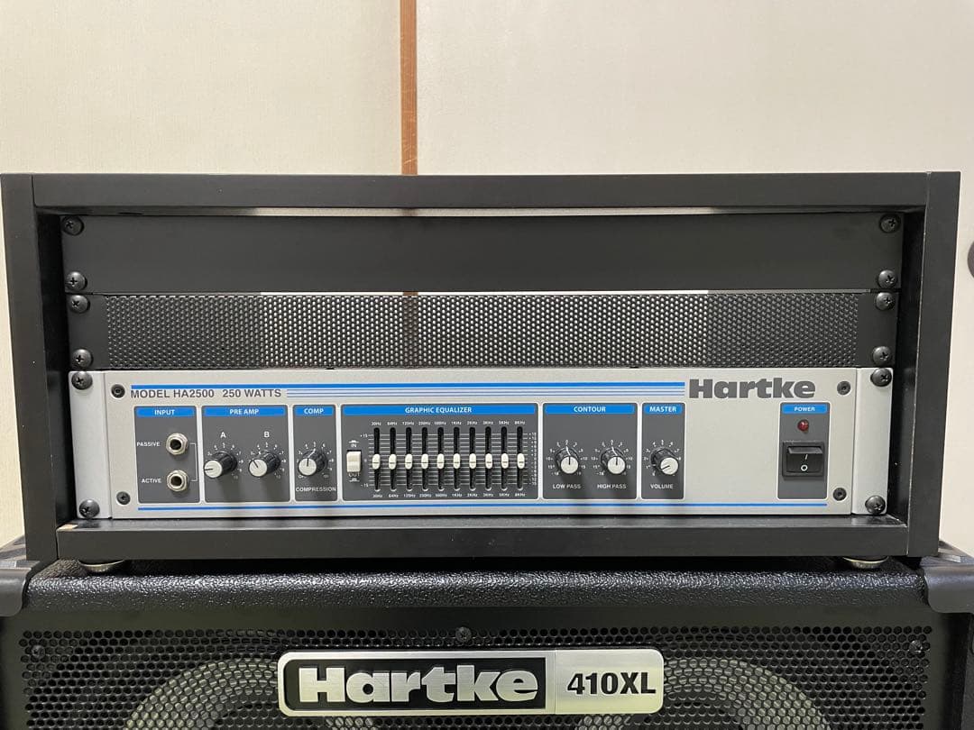 HARTKE ハートキー HA2500 ベースアンプヘッドラック付