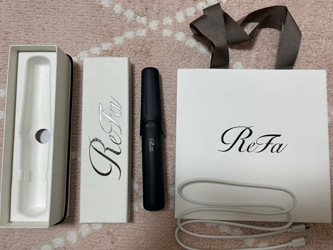 ［めっし］ReFa フィンガーストレートヘアアイロン　黒