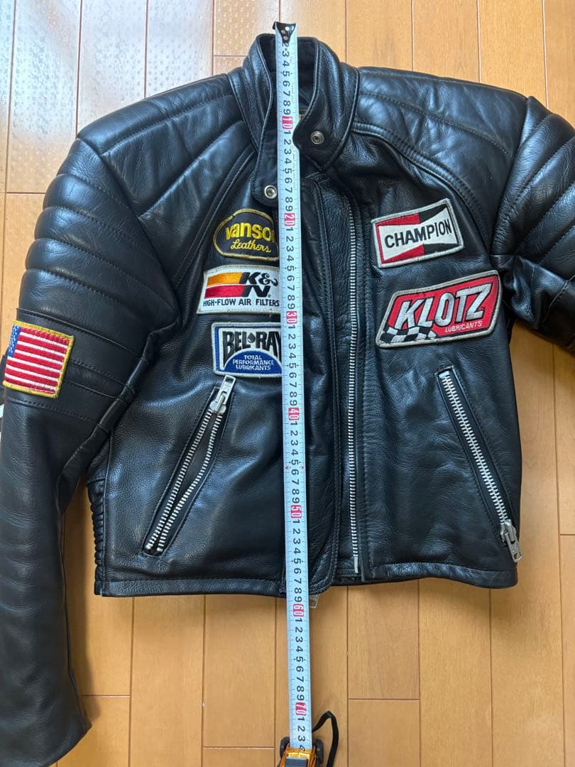 Vanson ライダースジャケット　TC サイズ36