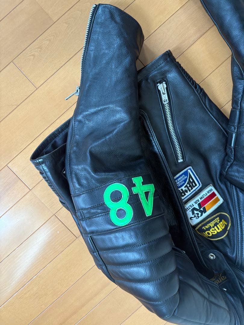 Vanson ライダースジャケット　TC サイズ36