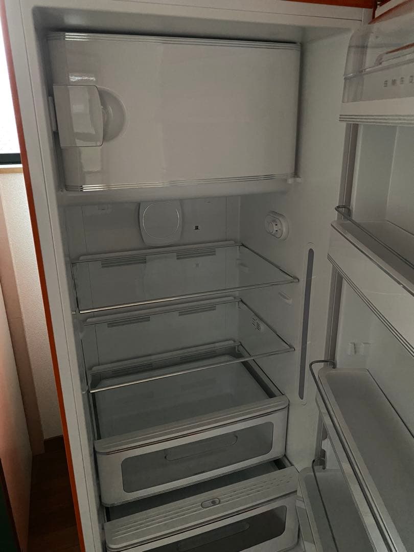 SMEG オレンジ冷蔵庫 アメリカンレトロスタイル
