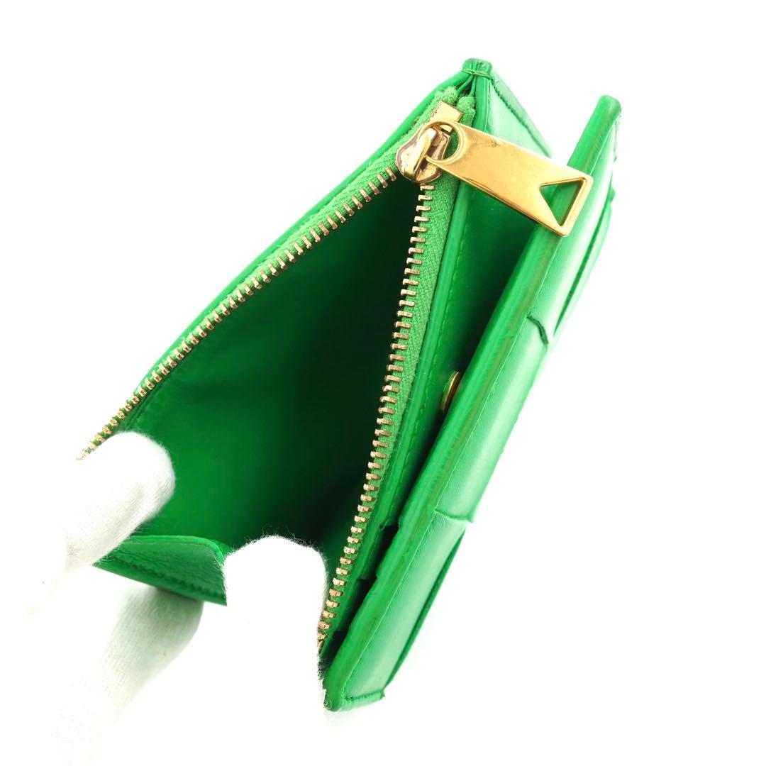 ✨新品未使用✨　BOTTEGA VENETA ミニ財布　イントレチャート　折り