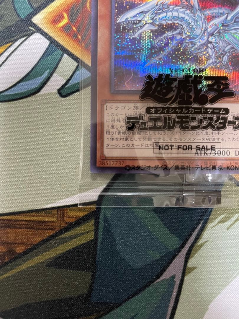 遊戯王　青眼の亜白龍　ブルーシークレット　未開封　ブルシク