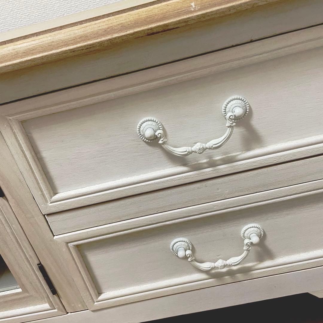 ホワイト アンティークスタイル テレビ台90cm