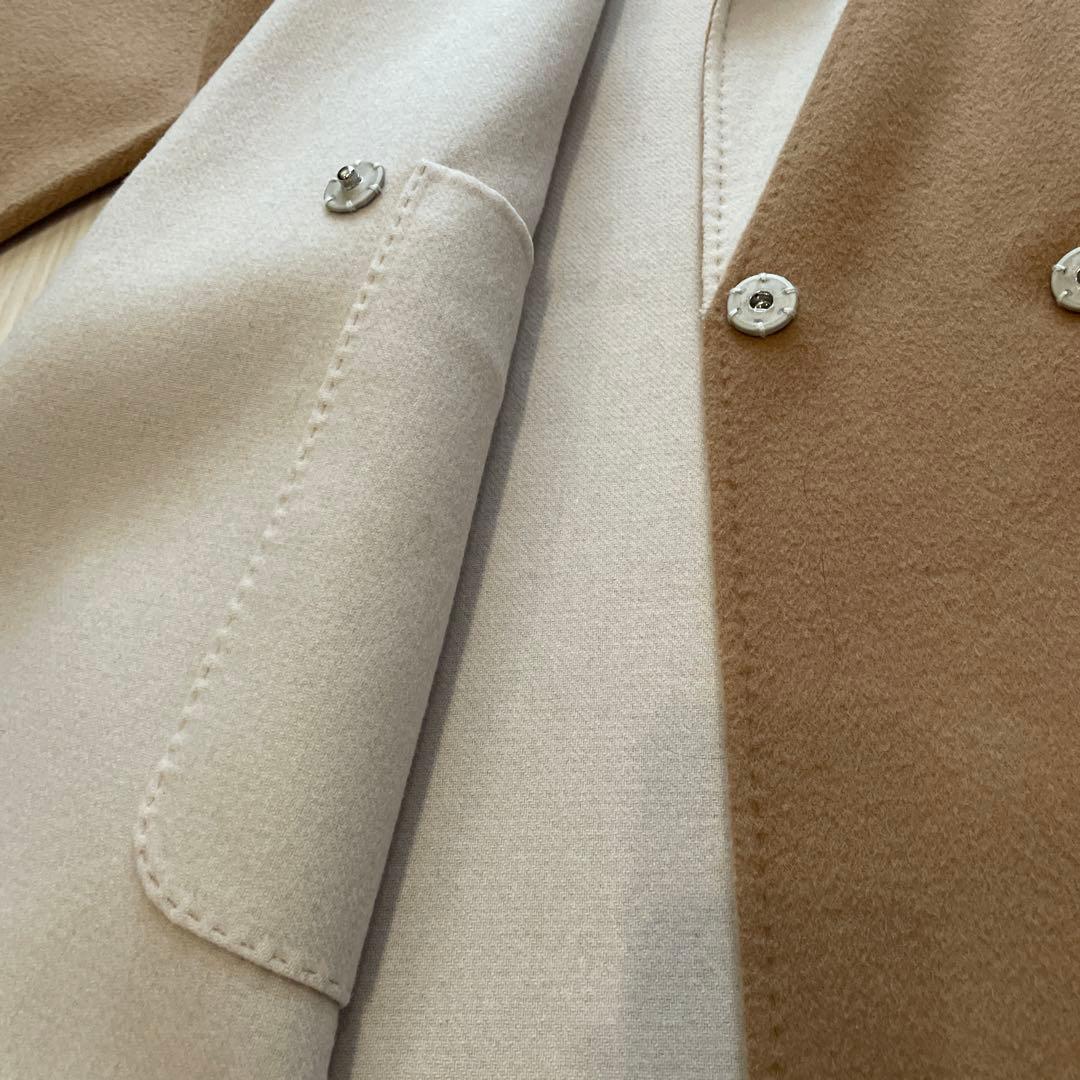 美品　IENA ダブルフェイスリバーシブルチェスターコート 36