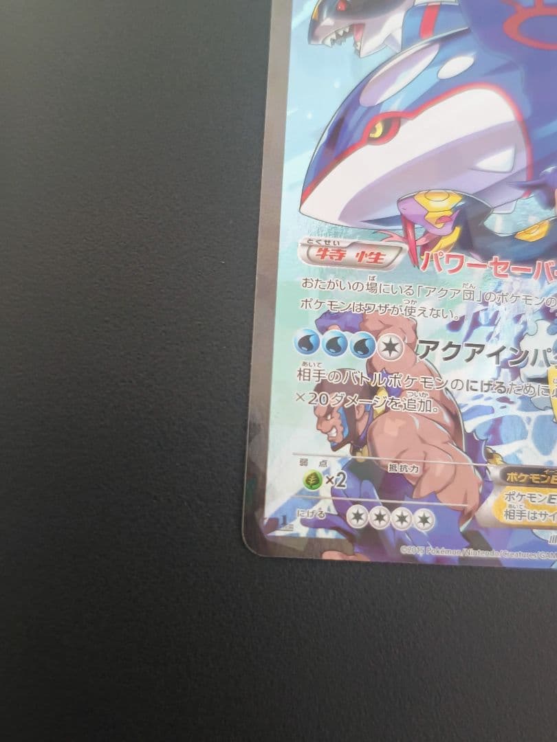 バ*読様 マグマ団のグラードンEX アクア団のカイオーガEX ポケモンカード