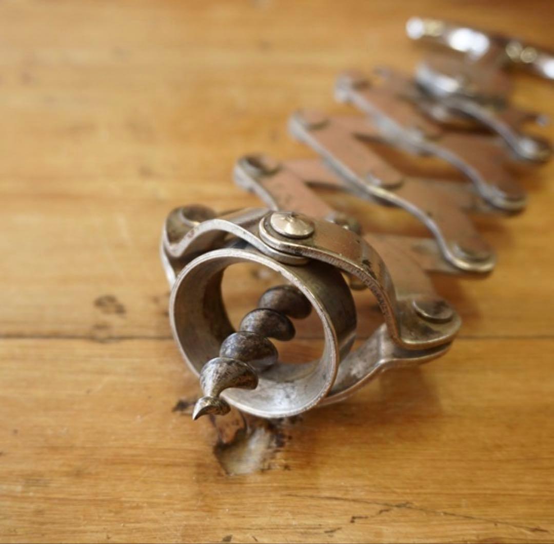 ✨かっこいい フランス　1939ワインオープナー　コークスクリュー　ZIGZAG