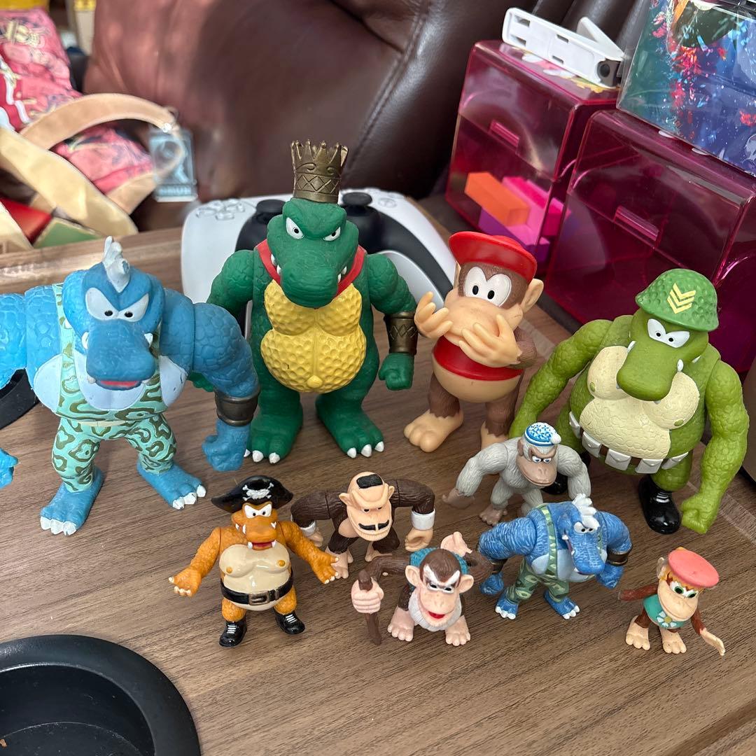 ドンキーコング フィギュア まとめ売り　ソフビ　当時物