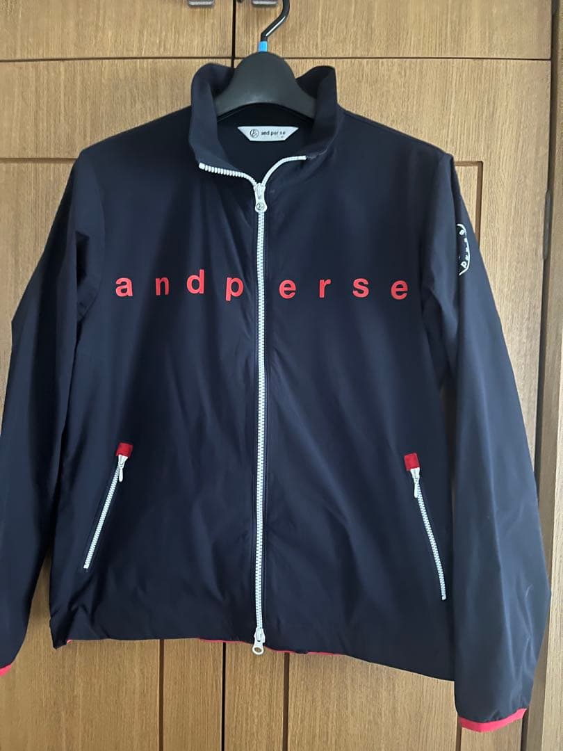 and per se ネイビー ジャケット