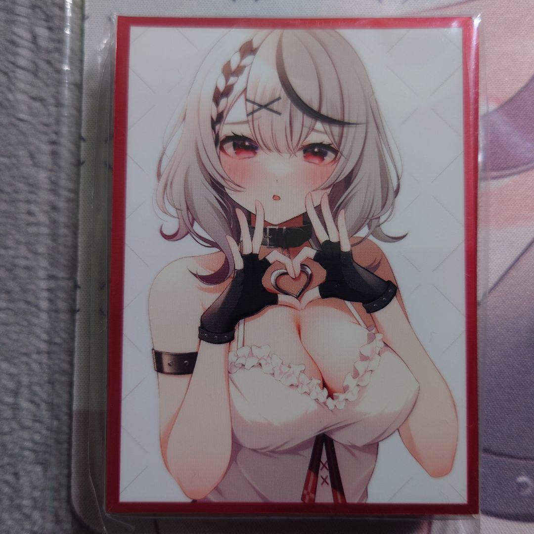 α1 ホロライブ 胸元ハート♡ 沙花叉クロヱ スリーブ&プレイマット