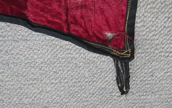 ★B2002★巾210㎝ 特大　刺繍布　アンティーク　花文様　エスニック