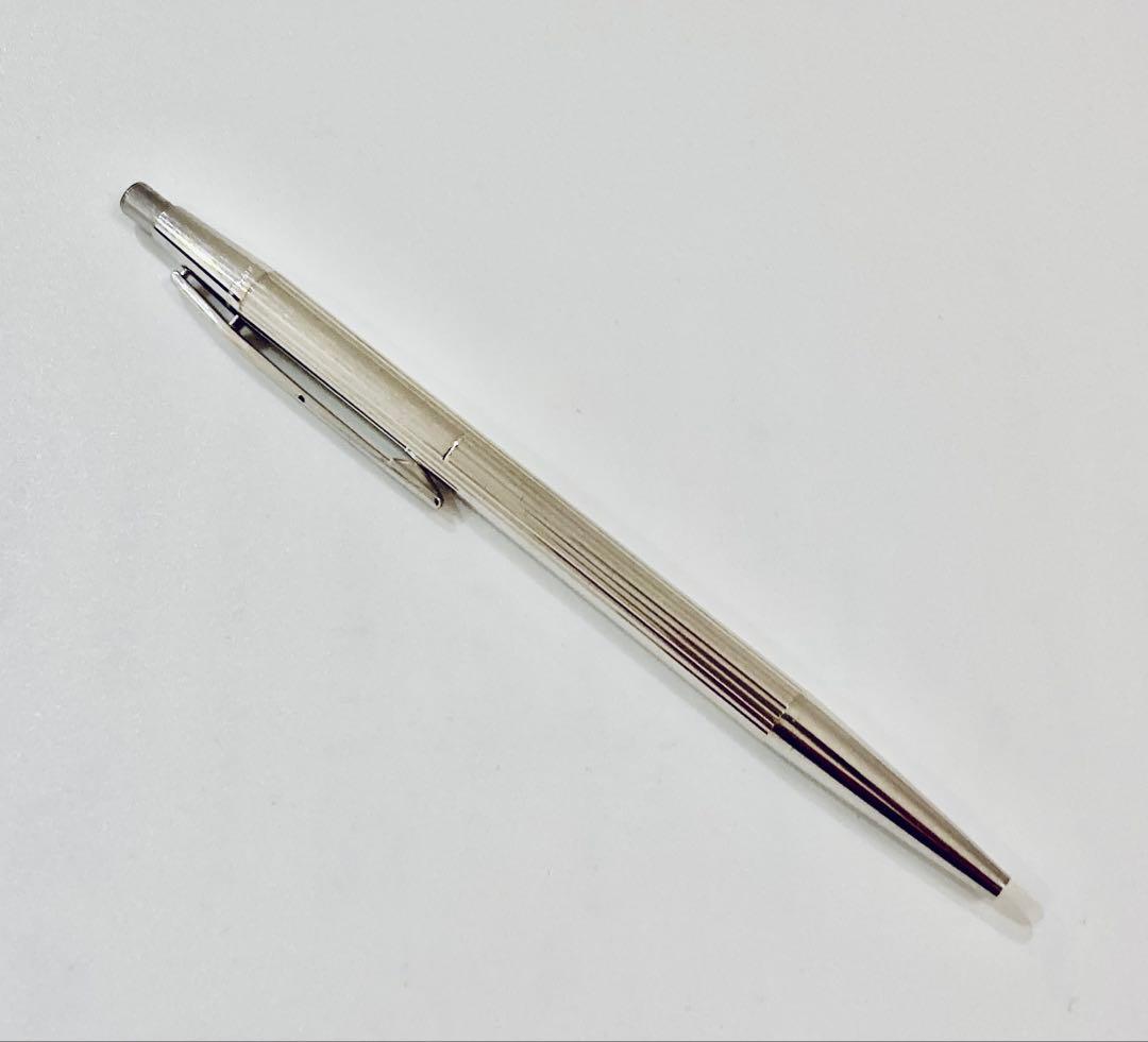 プラチナ仕上げ◆モンブラン高級ボールペン ノブレスMONTBLANC 1970s