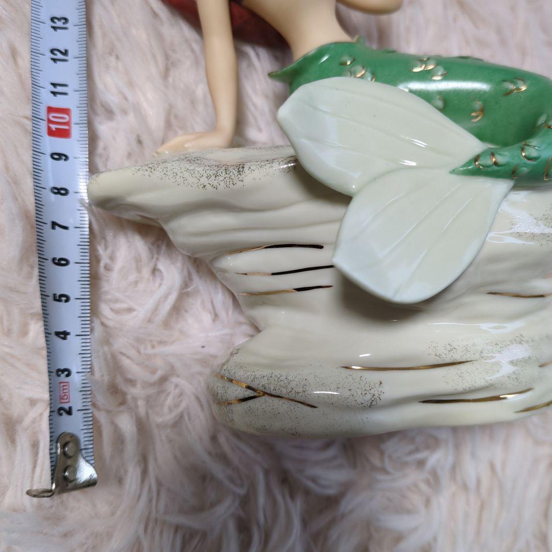 アリエル　人魚の陶器フィギュア 約19cm