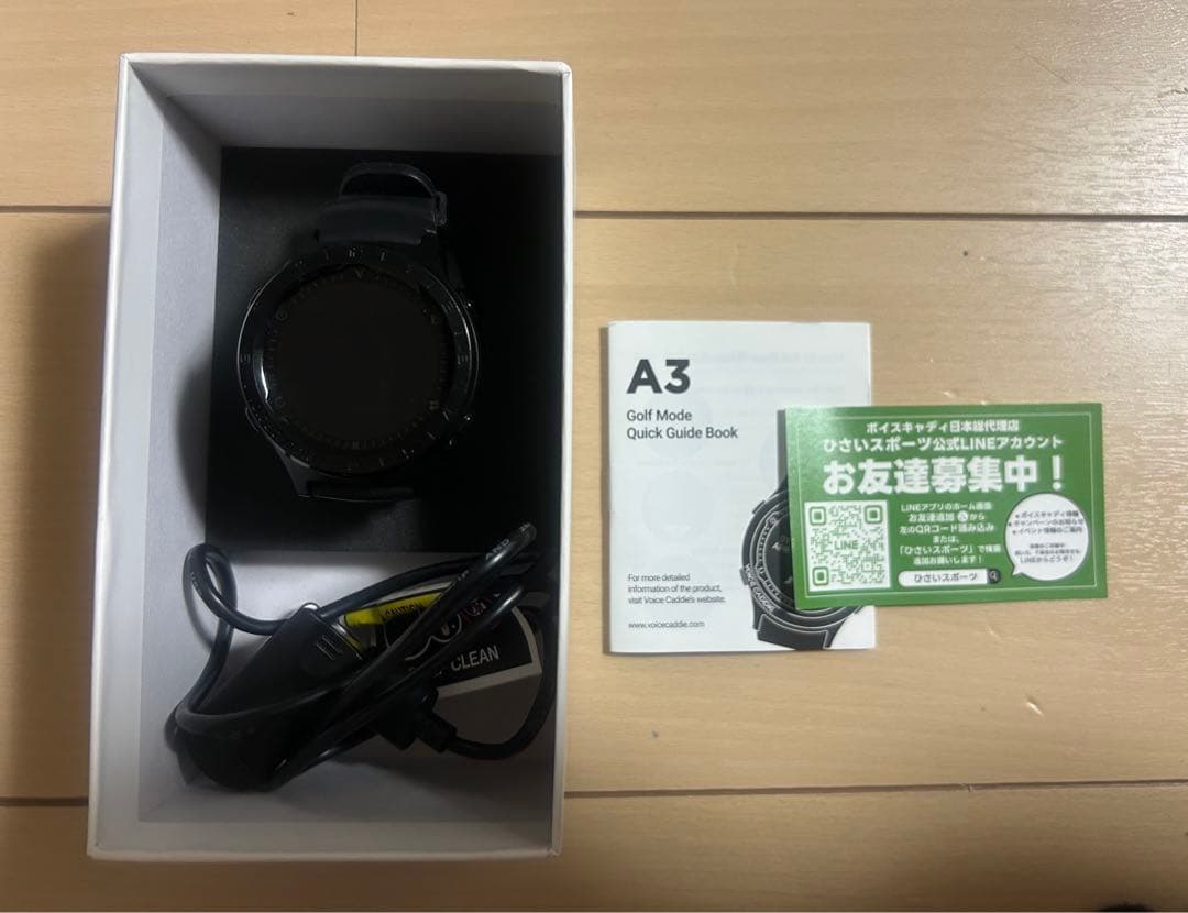美品　VOIC CADDIE ボイスキャディ A3　腕時計　GPSナビ　距離計