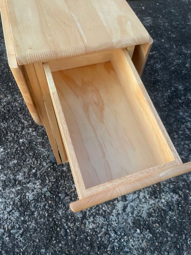 ダイニング　5点セット　折りたたみ式