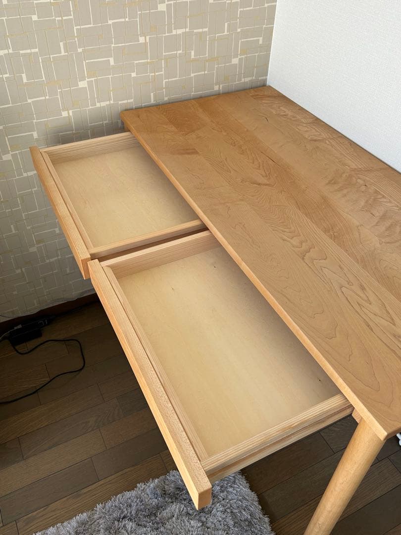 リビングハウス　ナチュラル木製デスク
