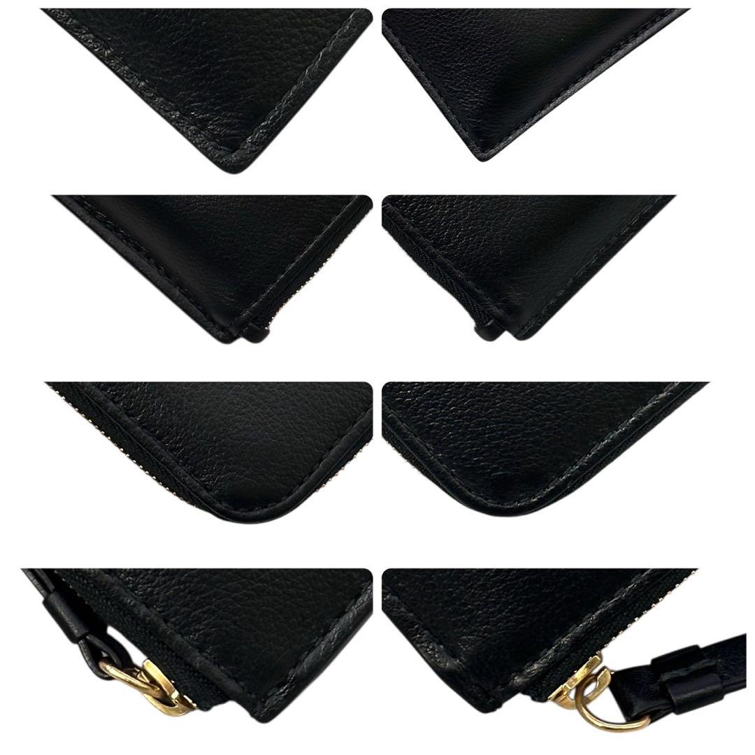 未使用に近い ジェイアンドエムデヴィッドソン ケース 財布 小銭入れ 黒色