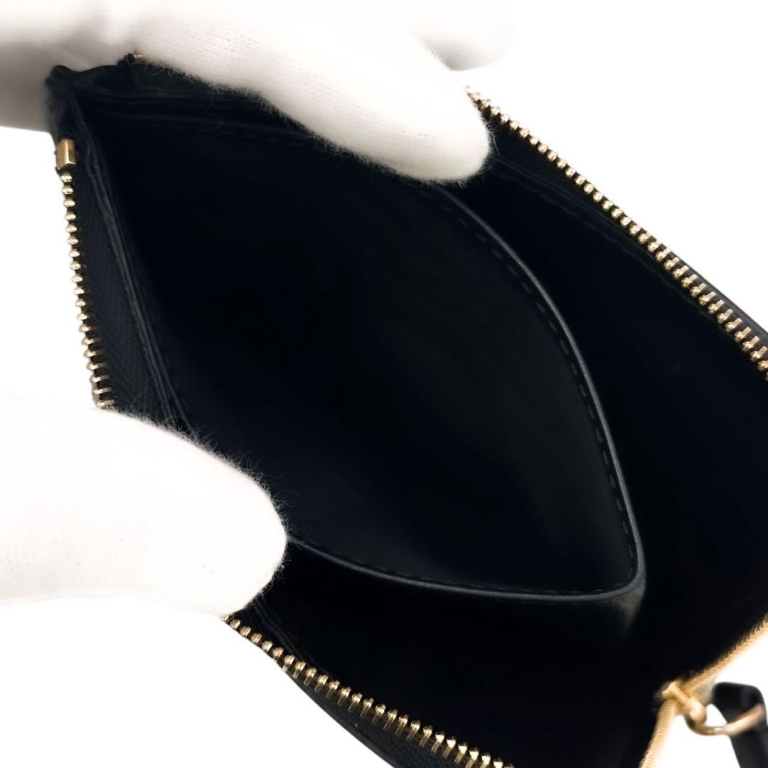 未使用に近い ジェイアンドエムデヴィッドソン ケース 財布 小銭入れ 黒色