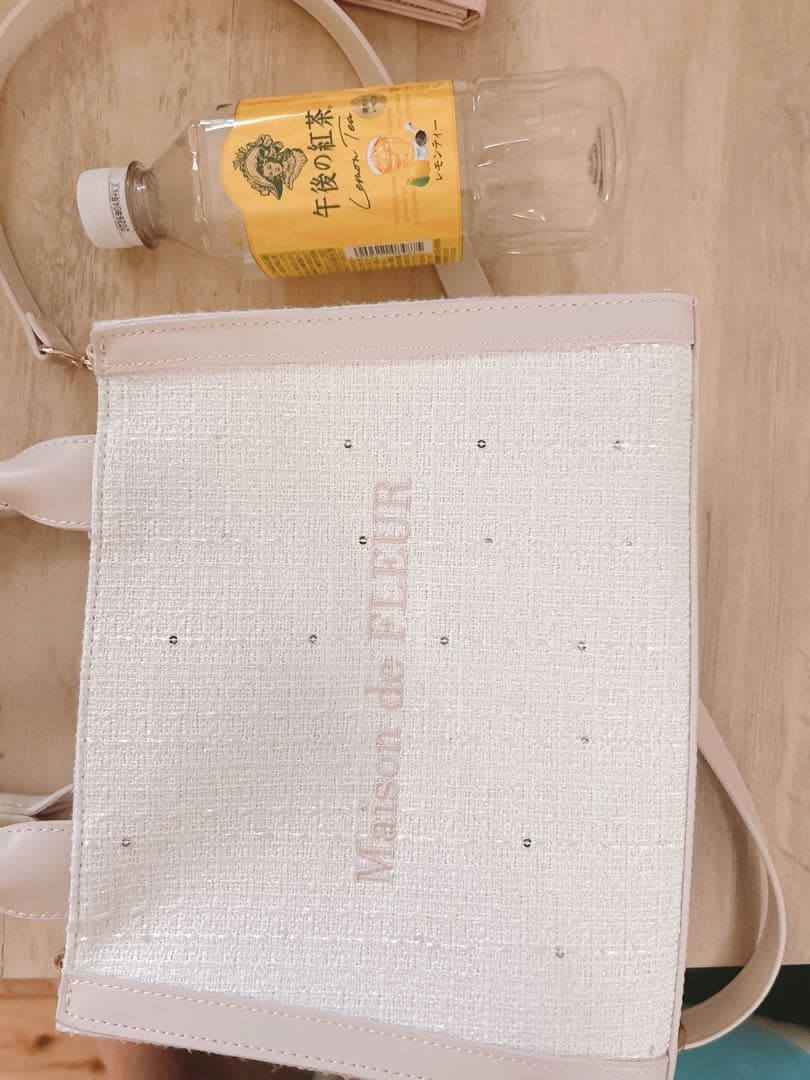 Maison de FLEURU ツイード トートバッグノーブランドお財布付き