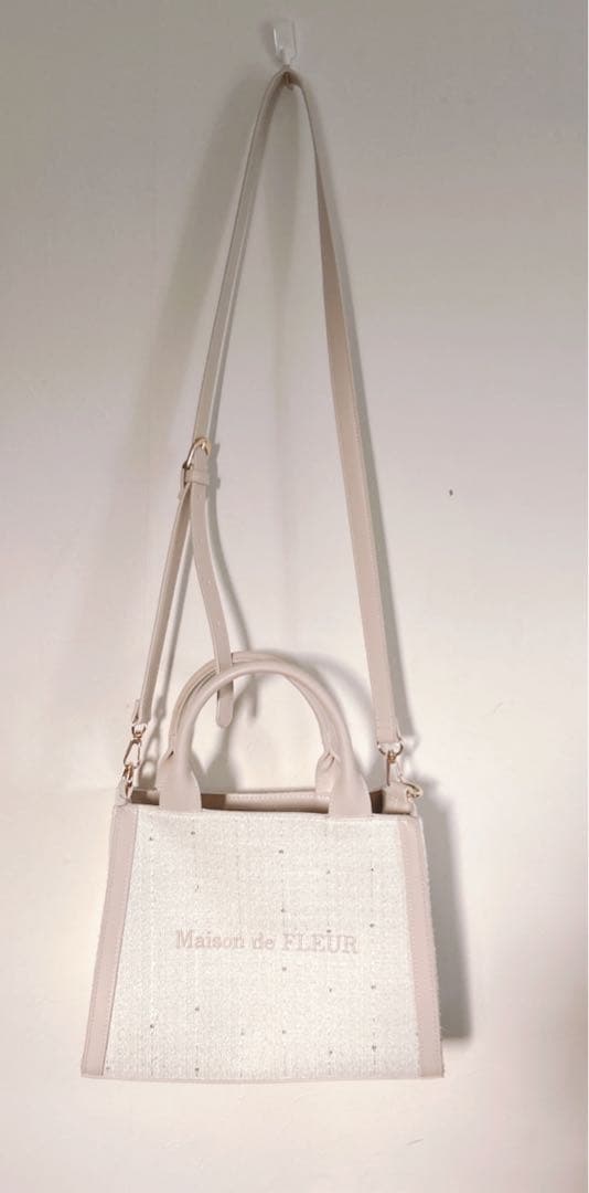 Maison de FLEURU ツイード トートバッグノーブランドお財布付き