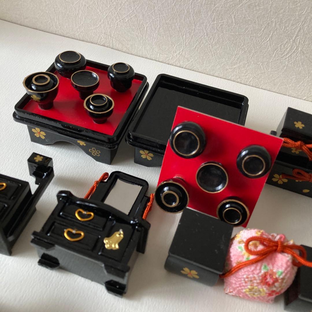 雛道具　雛飾り　ミニチュア　雛人形　お雛様　ふらここ　ひととえ　好きな方に