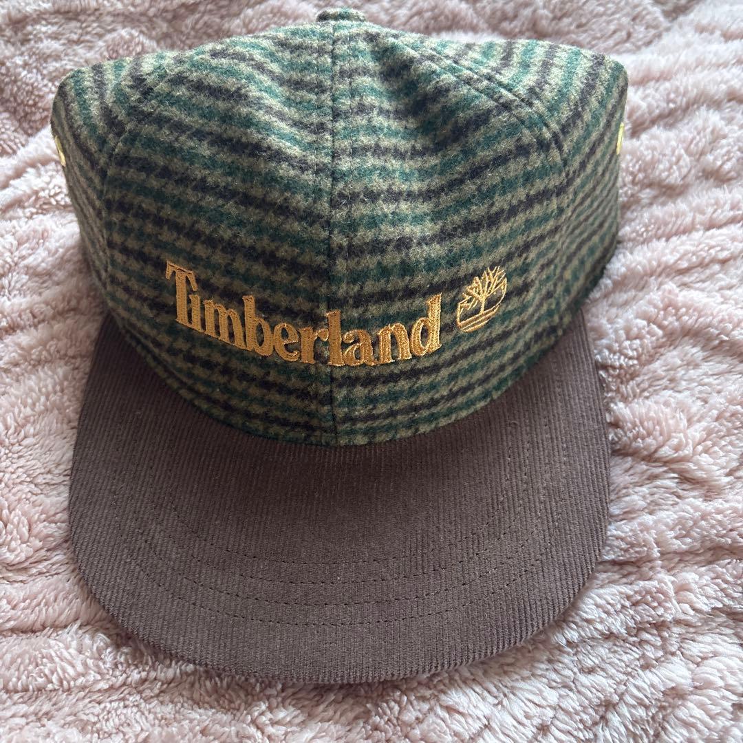 【新品未使用】Timberland チェック柄キャップ