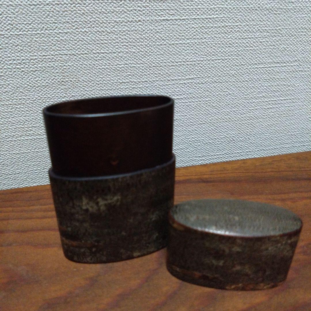 樺細工　薬入れ