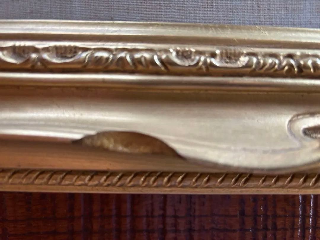 竹内敏彦『パリの街』油彩画 F8