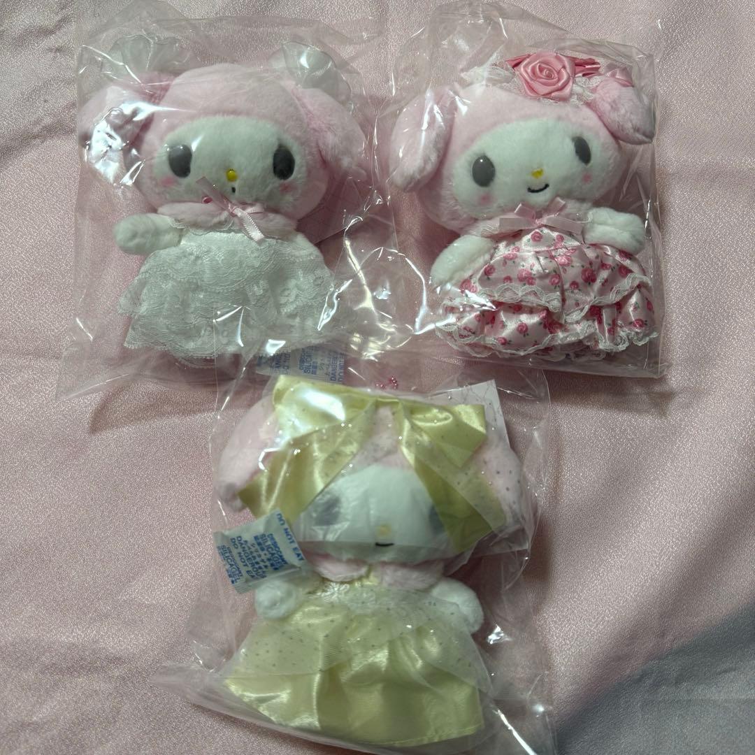 サンリオ　マイメロディ マスコットホルダー　レディマイメロディ3点セット