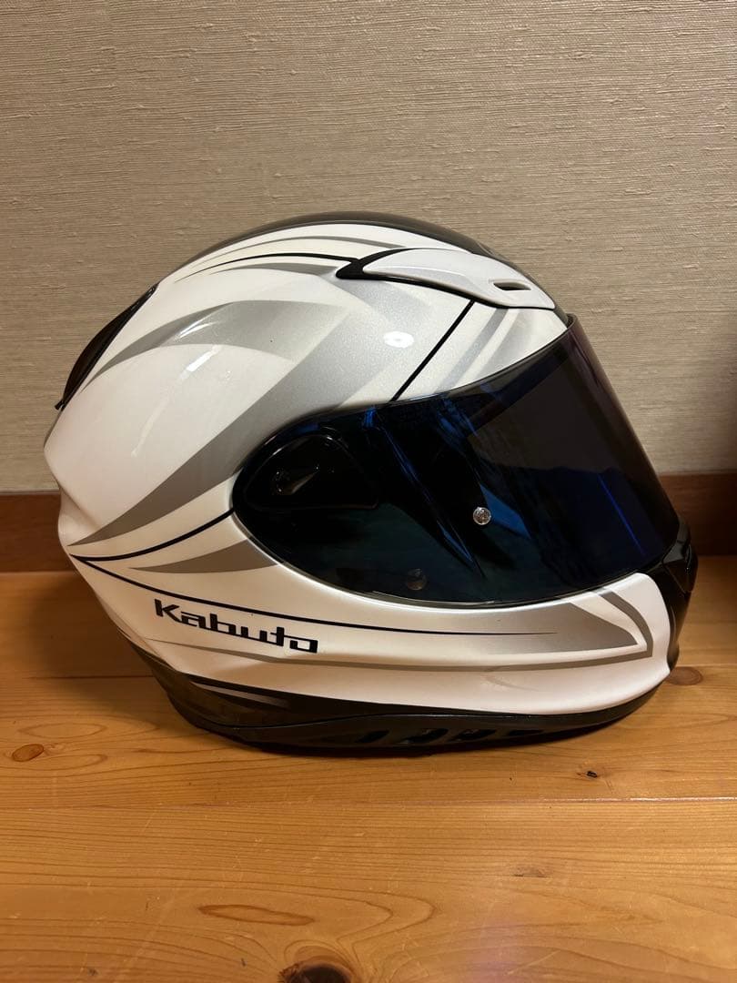 ファームKabuto フルフェイスヘルメット ホワイト・ブラック