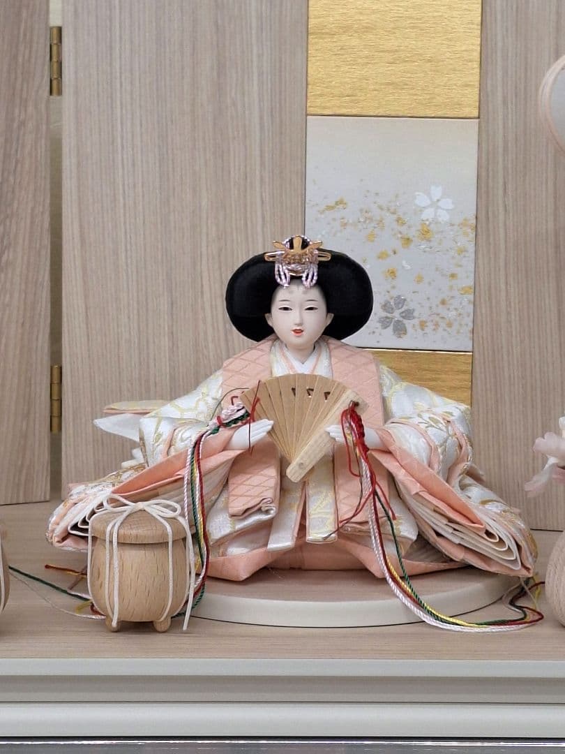 特典付き！ 雛人形 平安豊久作　小芥子 うた　創作雛 親王飾り