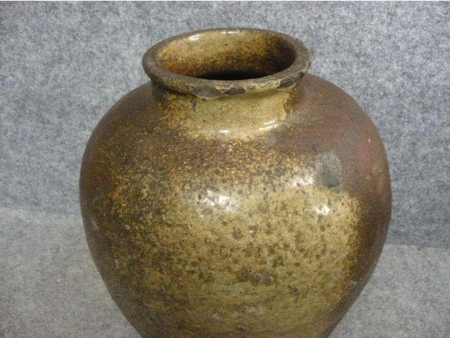 常滑焼 自然釉 壷 [B31301]