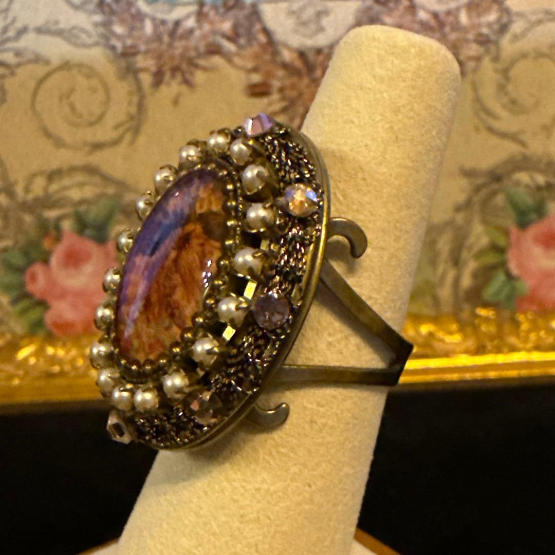 MICHAL NEGRINミハエルネグリンライオンブローチ&ロケットリングセット