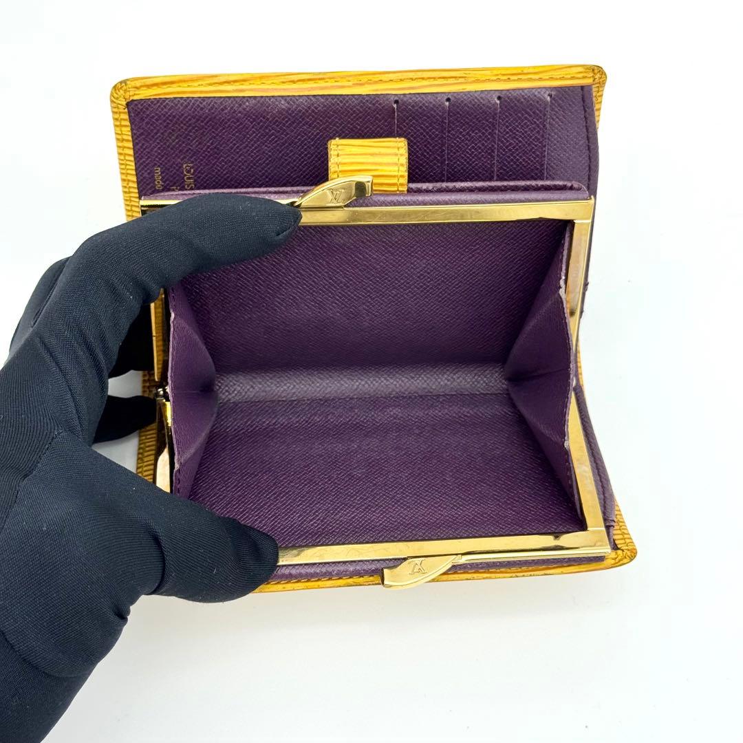 ヴィトン エピ ポルトモネ ビエヴィエノワ がま口