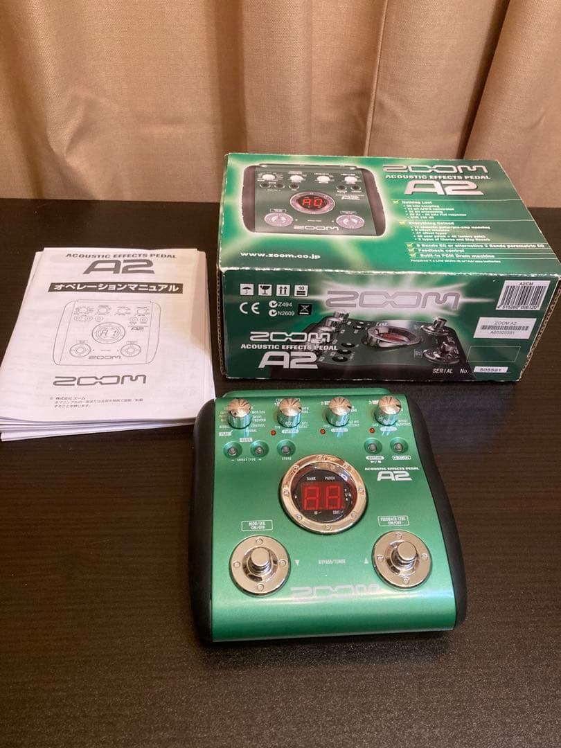 ZOOM A2 アコースティックエフェクターペダル