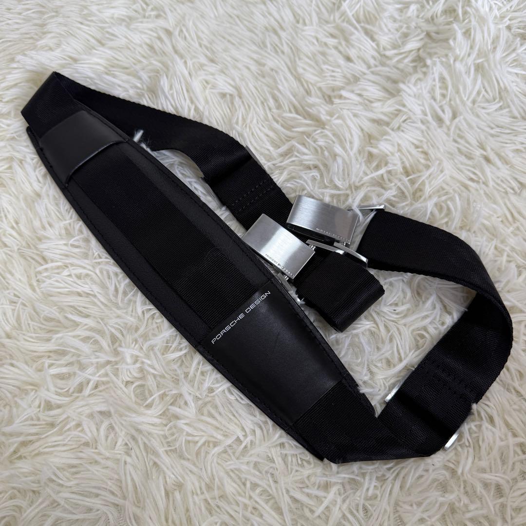 【未使用級】ポルシェデザイン　2way レザーブリーフケース　ブラック　ビジネス