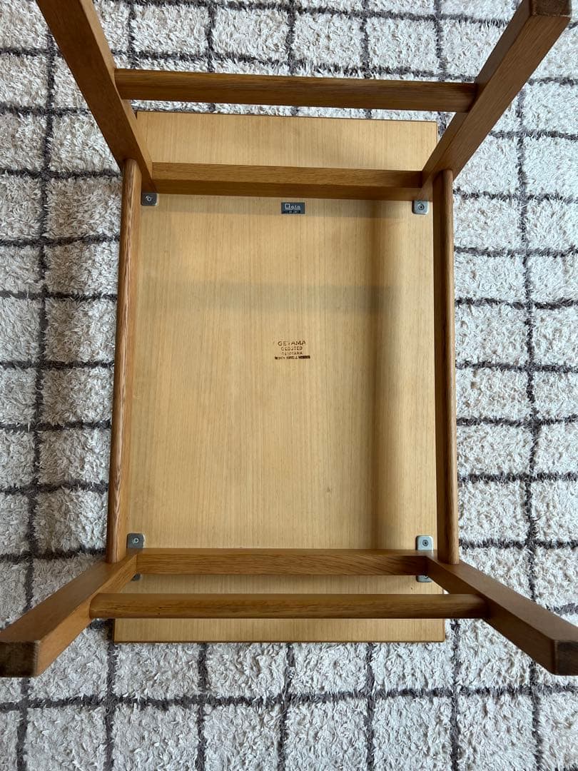 ウェグナー　getama ゲタマ サイドテーブル　オーク　北欧ビンテージ家具