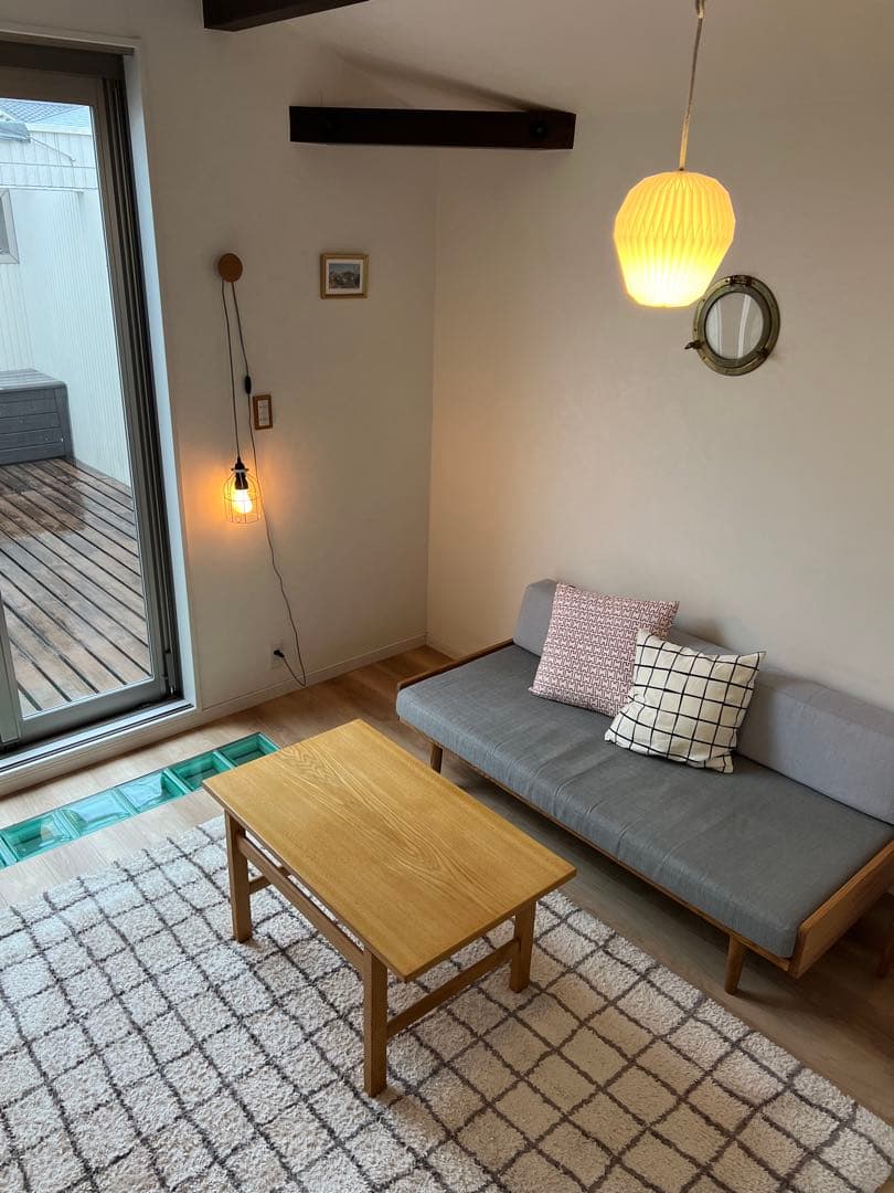 ウェグナー　getama ゲタマ サイドテーブル　オーク　北欧ビンテージ家具