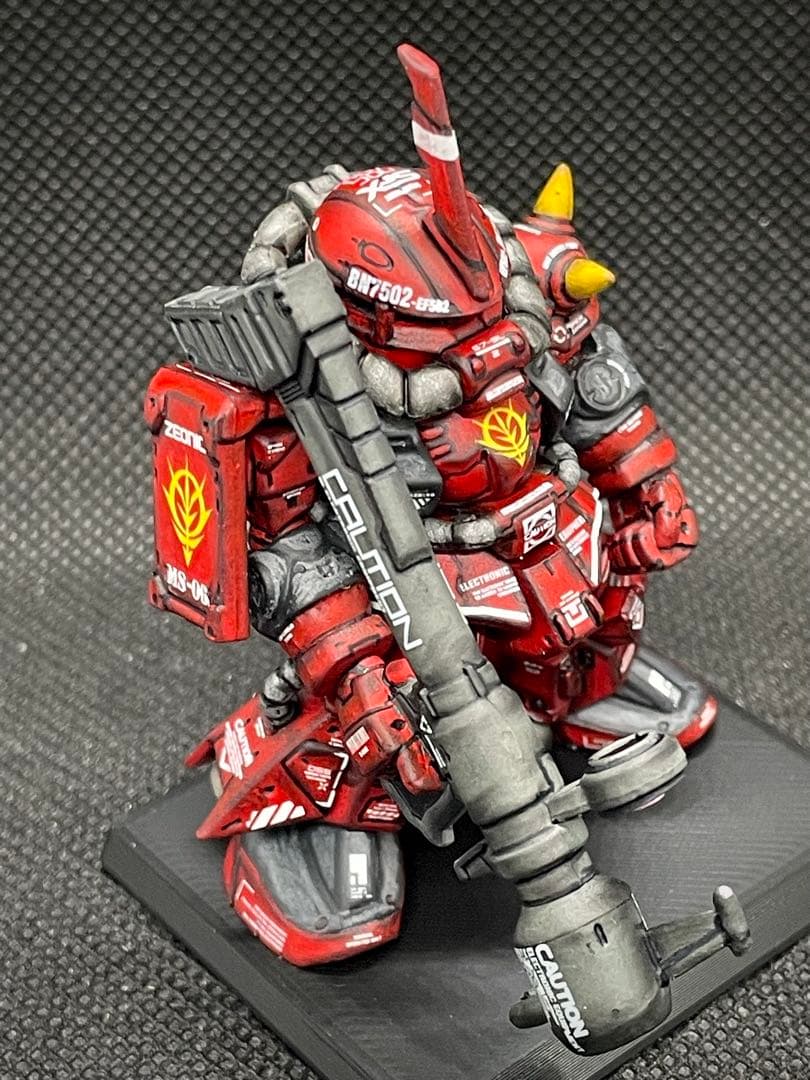 【送料無料/匿名配送】ガンダムコンバージ ザクIIジョニーライデン機 リペイント