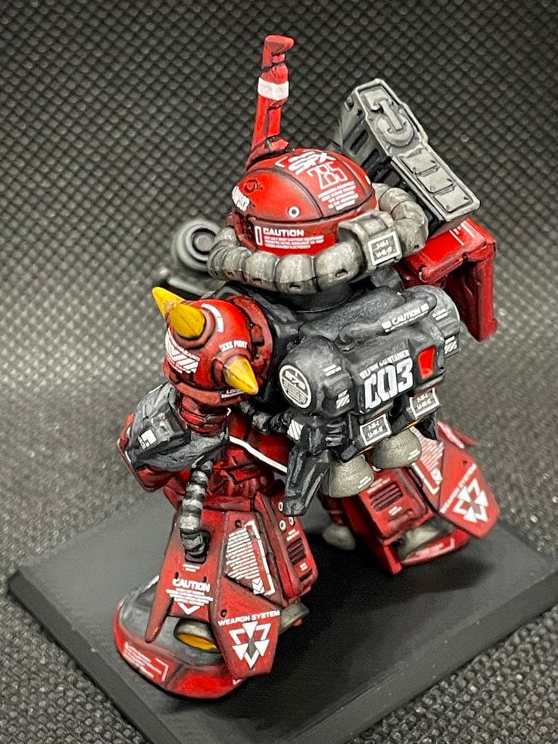 【送料無料/匿名配送】ガンダムコンバージ ザクIIジョニーライデン機 リペイント