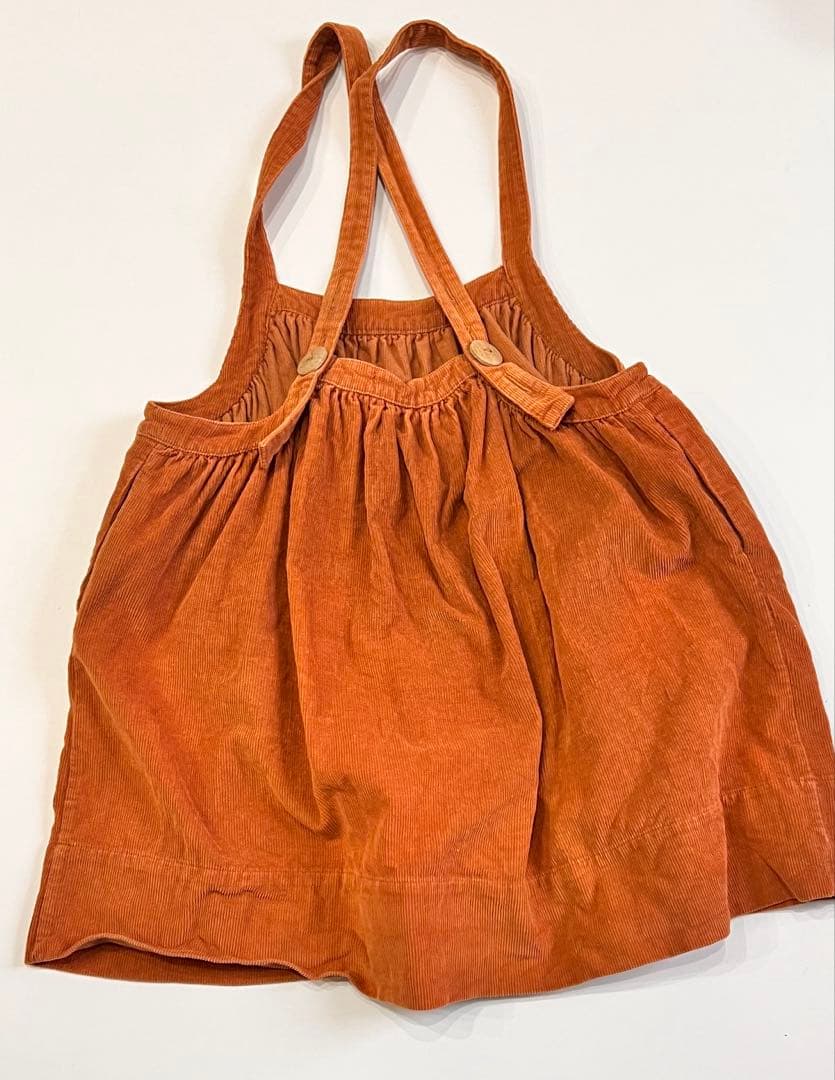 soor ploom ソーアプルーム　6/7y 吊りスカート　コーデュロイ