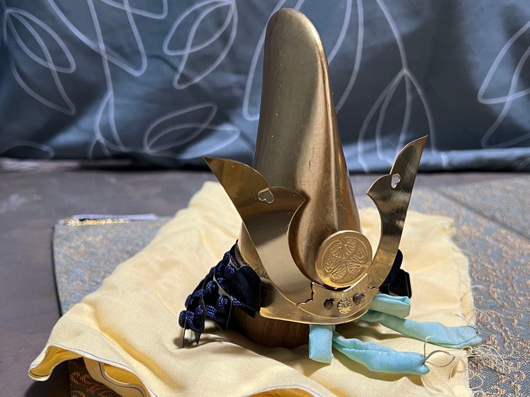 甲冑師 加藤一冑 長烏帽子兜 徳川家綱 戦国武将 兜 置物