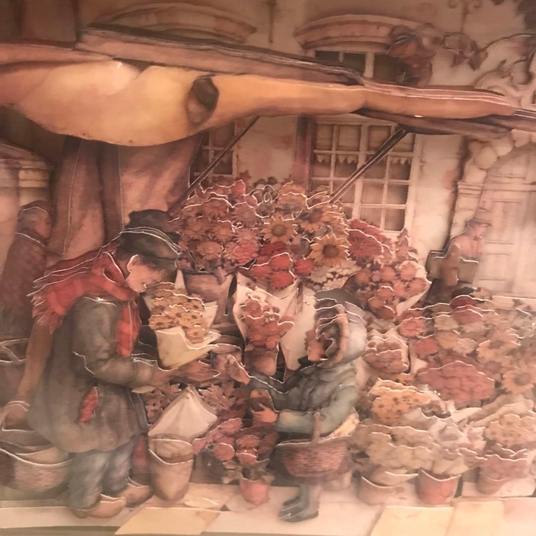 新品イギリス製　デコバージョン　壁絵　ANTON PIECK フラワーマーケット