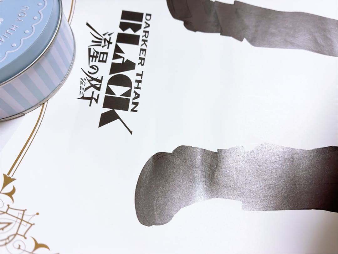 日*1様 DARKER THAN BLACK ポスター 黒 AnimeJapan